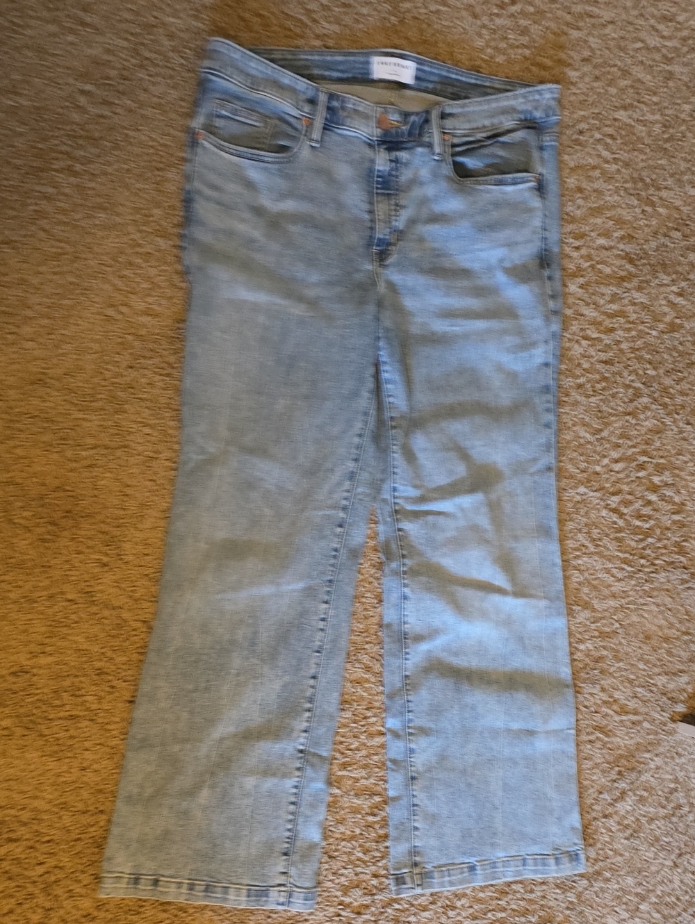 Lane Bryant Light Wash Straight Leg Jeans